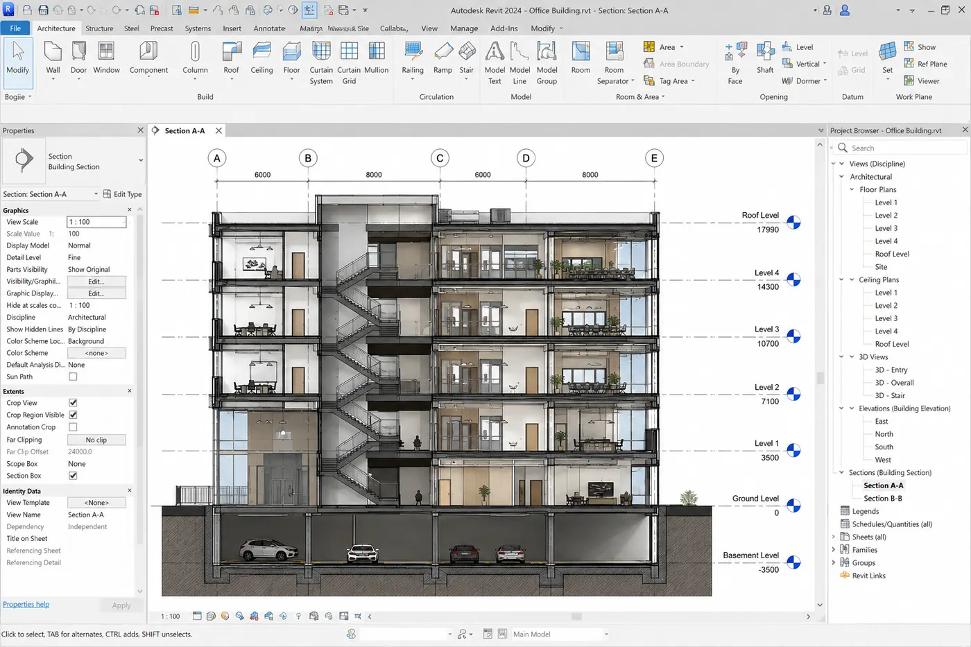 BIM model · Architecture 2